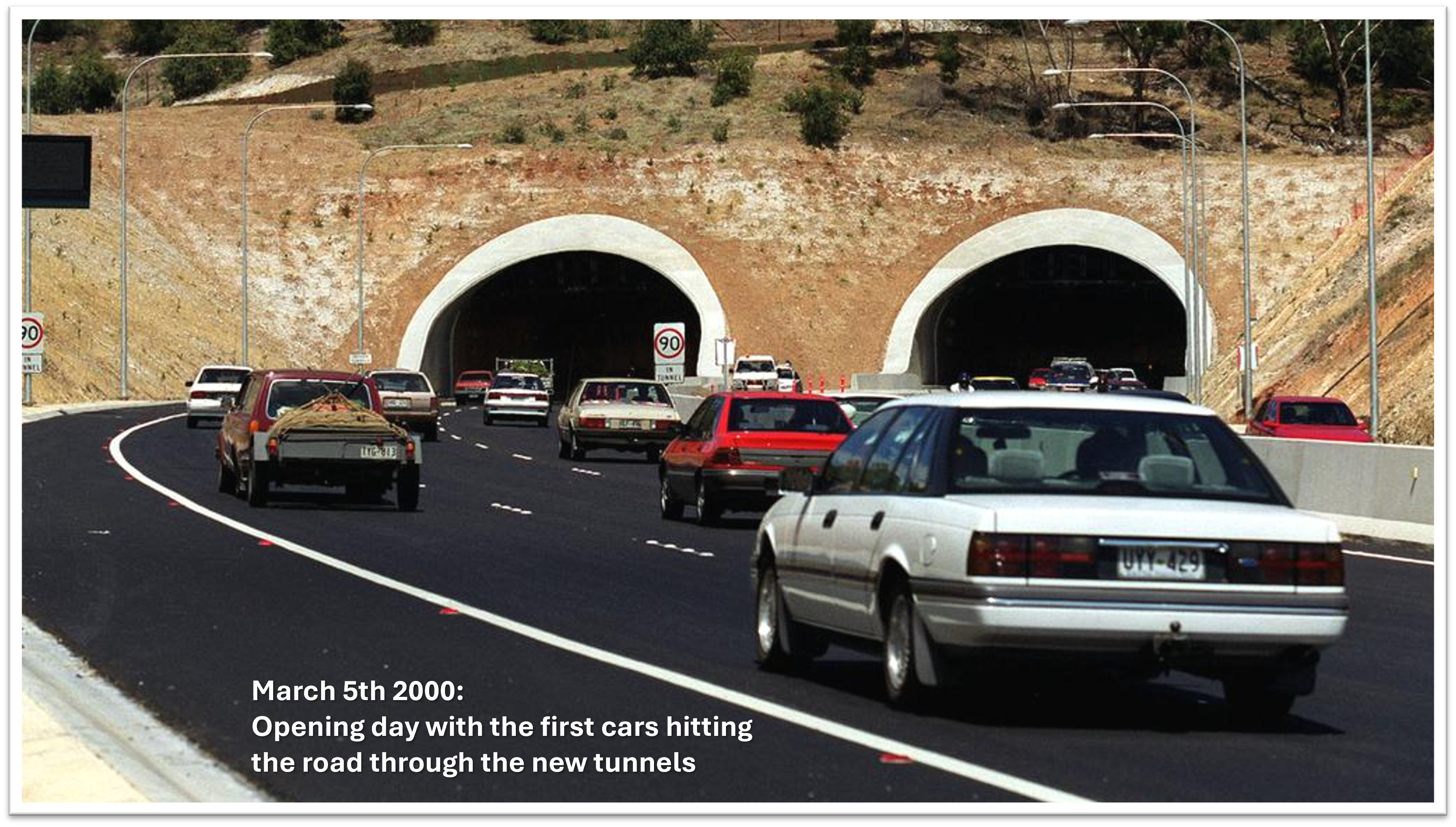 Day one of operation for the Heysen Tunnels