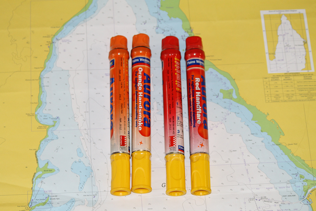 Safety Equipment: Marine Flares - Skippers Ticket Hillarys