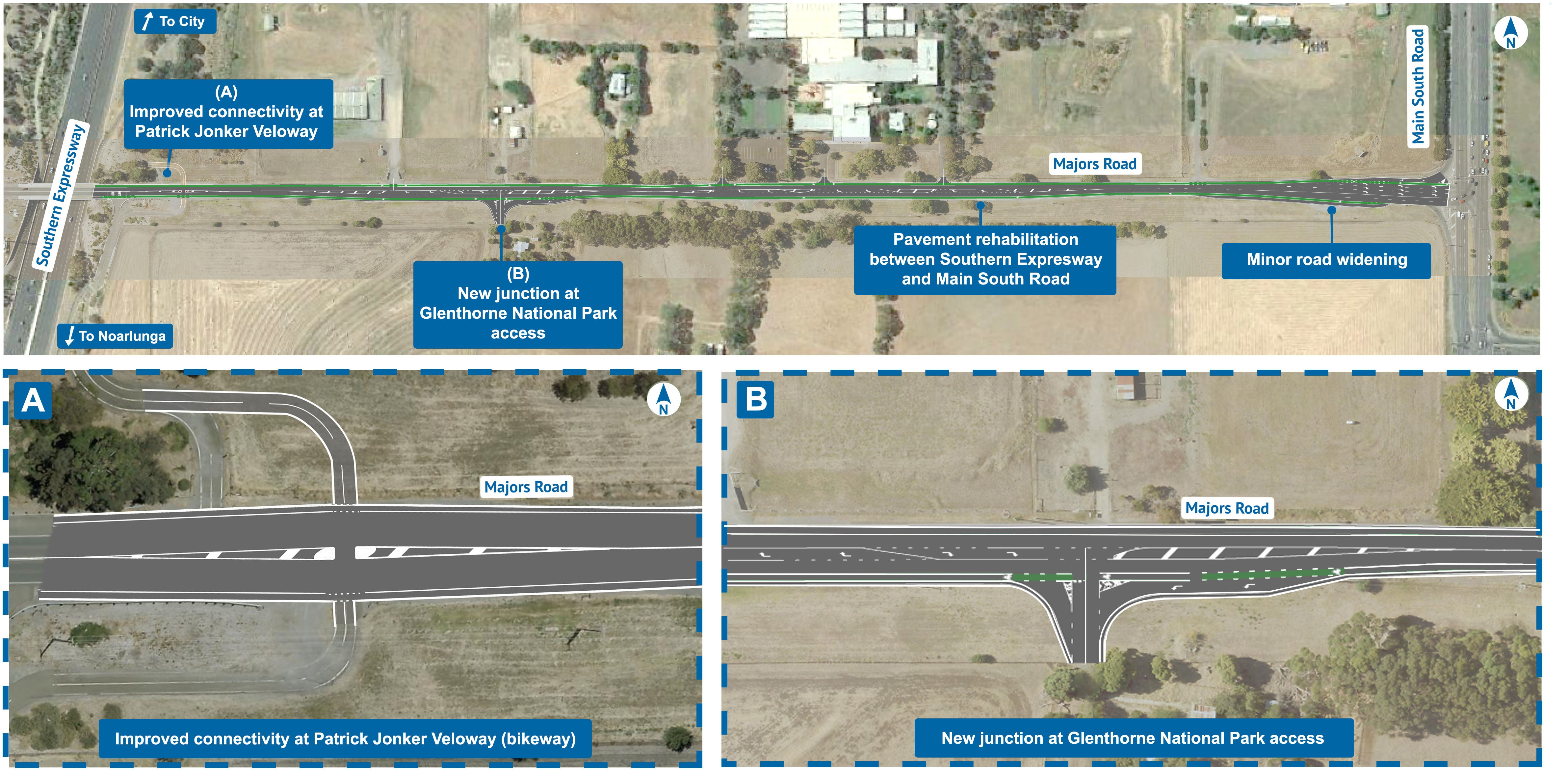 Majors Road Upgrade Department For Infrastructure And Transport 