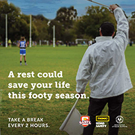 A rest could save your life this footy season image 
