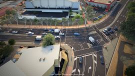 Additional capacity for city-bound motorists at Hindmarsh junction