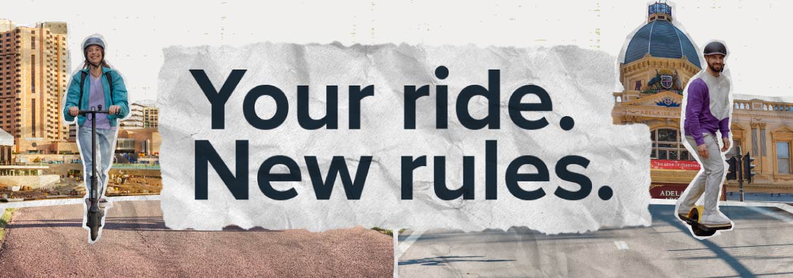 Your ride. New rules.