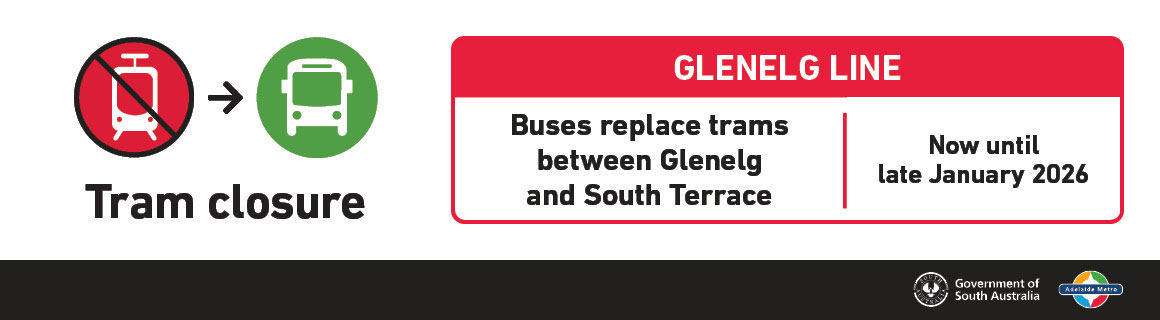 Buses replace trams until late January 2026 due to tram closures