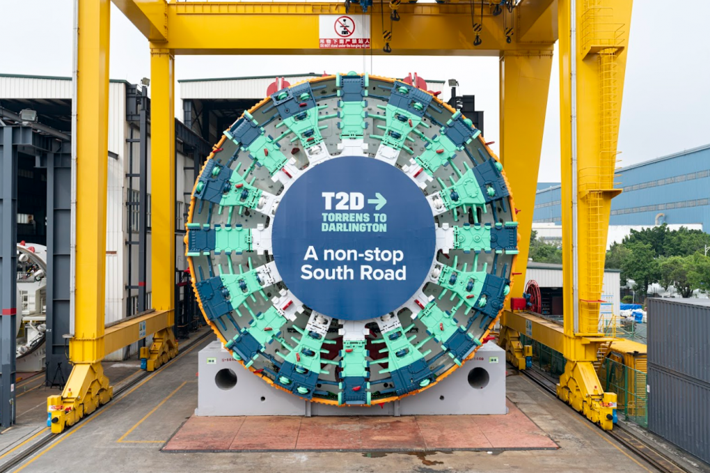 T2D TBM on the ship