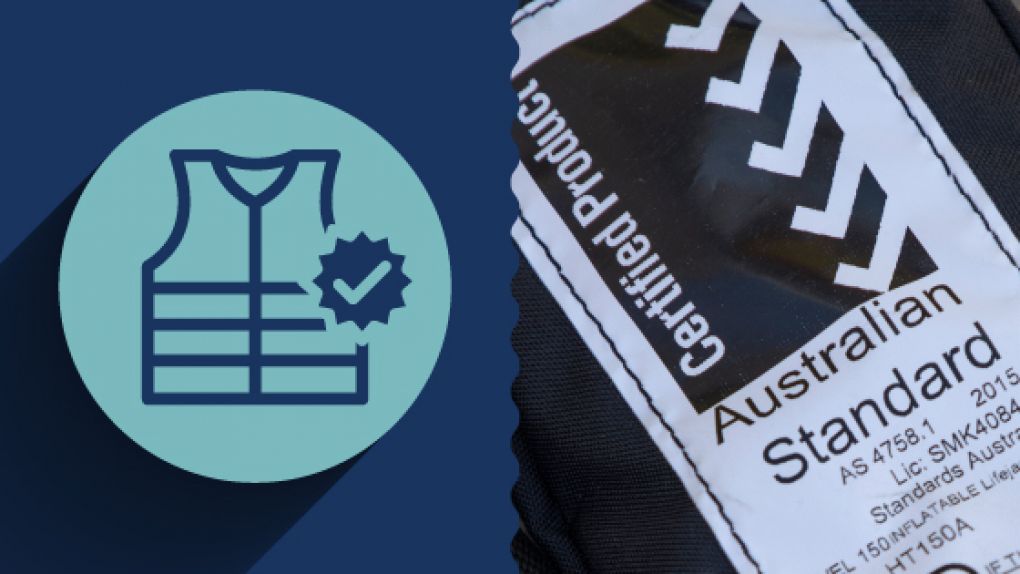 Your lifejacket must meet Australian Standard 4758
