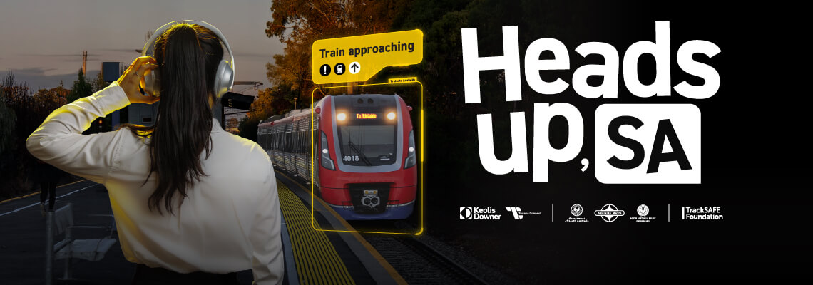 Heads up, SA - train approaching image