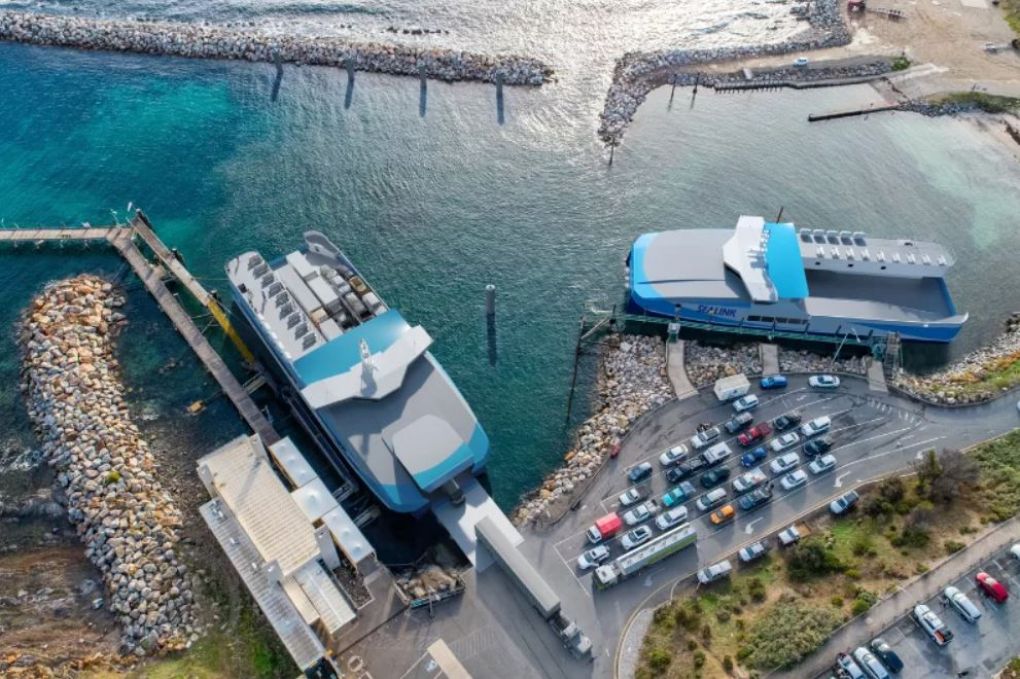 A Render of the Sealink ferries