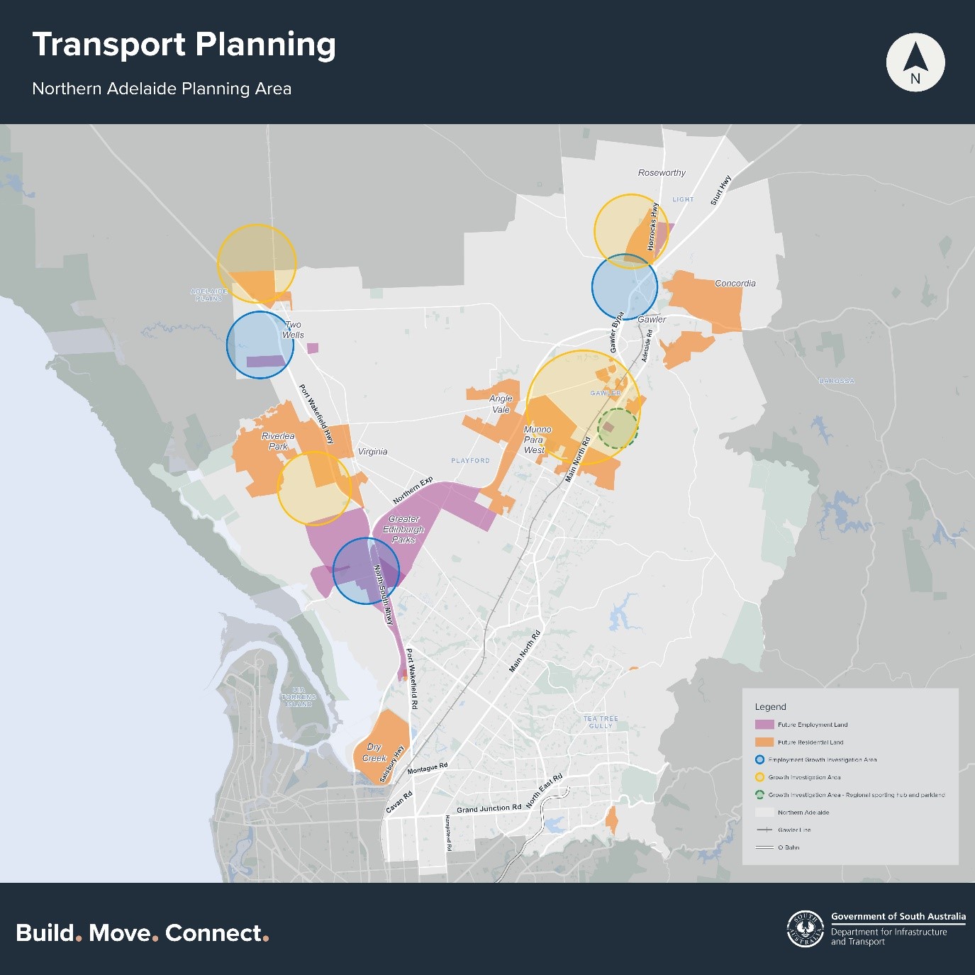 Northern Adelaide Planning Area Map