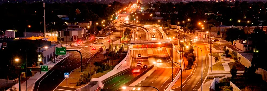 Completed Galipollo Underpass at night