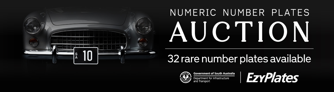 Numeric number plates auction