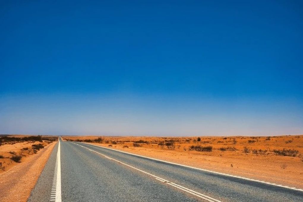 image of highway on sunny day